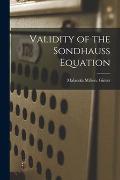 portada Validity of the Sondhauss Equation