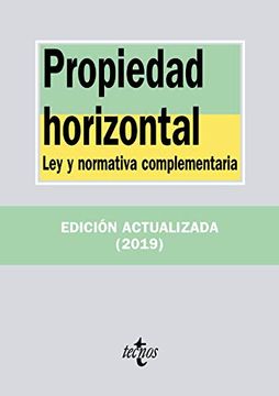 portada Propiedad Horizontal: Ley y Normativa Complementaria (Derecho - Biblioteca de Textos Legales)