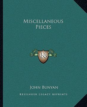 portada miscellaneous pieces (in English)