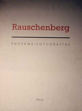 portada rauschenberg.fotografias.