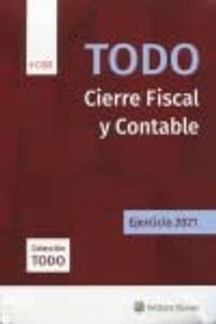portada Todo Cierre Fiscal y Contable. Ejercicio 2021 (in Spanish)