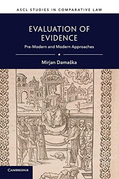 portada Evaluation of Evidence (Ascl Studies in Comparative Law) (en Inglés)