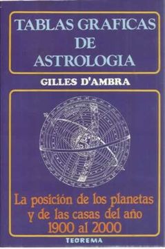 portada Tablas Gráficas de Astrología