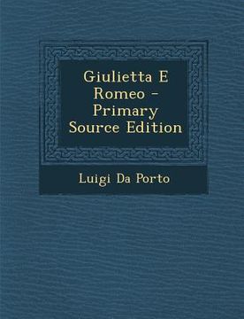 portada Giulietta E Romeo (en Italiano)