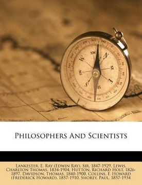 portada philosophers and scientists (en Inglés)