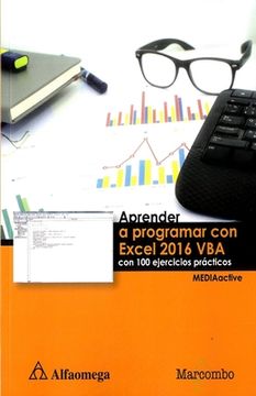 portada Aprender a Prog. Con Excel 2016 Vba: 100 (in Spanish)