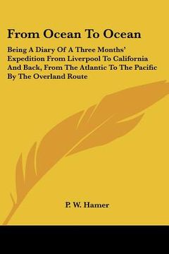 portada from ocean to ocean: being a diary of a