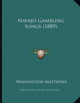 portada navajo gambling songs (1889) (in English)