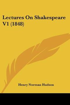 portada lectures on shakespeare v1 (1848) (in English)