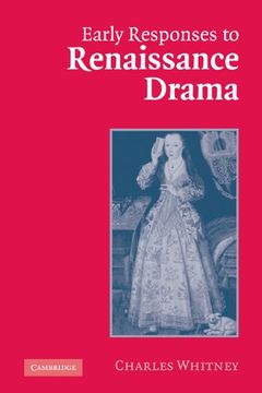 portada Early Responses to Renaissance Drama (en Inglés)