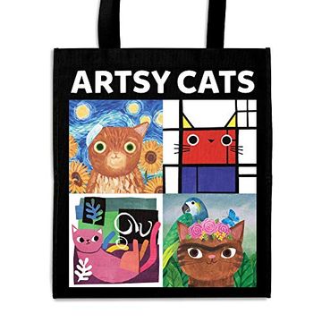 portada Artsy Cats Reusable Shopping bag