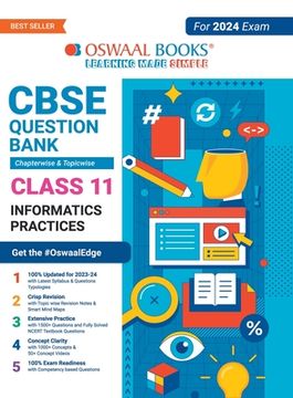 portada Oswaal CBSE Chapterwise & Topicwise Question Bank Class 11 Informatics Practices Book (For 2023-24 Exam) (in English)