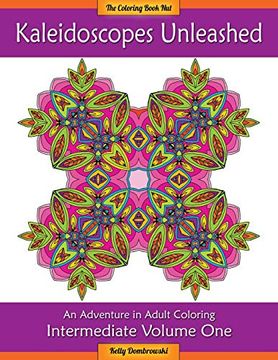 portada Kaleidoscopes Unleashed: An Adventure in Adult Coloring (Intermediate) (Volume 1) (en Inglés)