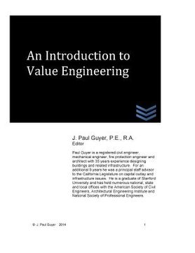 portada An Introduction to Value Engineering (en Inglés)