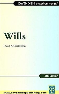 portada Practice Notes on Wills (in English)