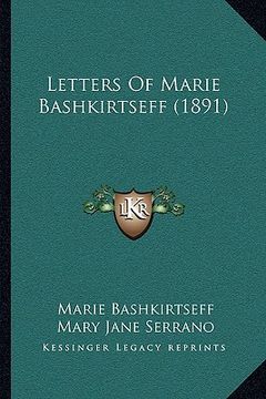 portada letters of marie bashkirtseff (1891) (en Inglés)