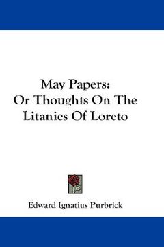 portada may papers: or thoughts on the litanies of loreto