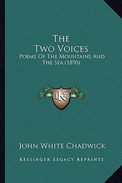 portada the two voices: poems of the mountains and the sea (1890)