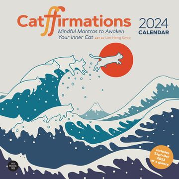 portada Catffirmations 2024 Wall Calendar (in English)