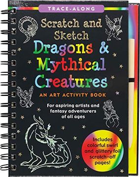 portada Scratch & Sketch Dragons & Mythical Creatures (Trace Along) (en Inglés)