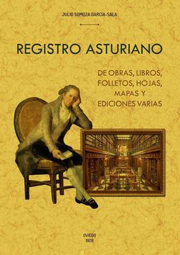 portada Registro Asturiano de Obras, Libros, Folletos, Hojas, Mapas y Ediciones Varias