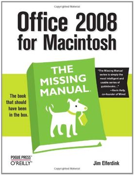 portada Office 2008 for Macintosh: The Missing Manual (en Inglés)