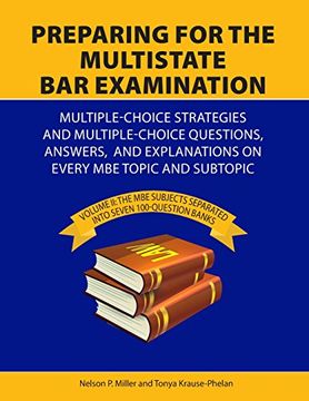 portada Preparing for the Multistate Bar Examination: Volume II: MBE subjects Separated into Seven 100-Question Banks (en Inglés)