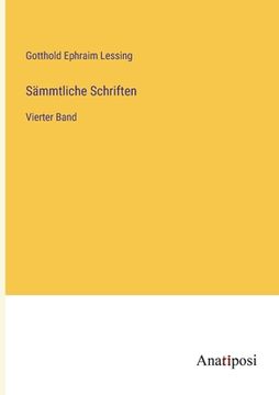 portada Sämmtliche Schriften: Vierter Band (en Alemán)
