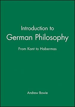 portada Introduction to German Philosophy: From Kant to Habermas (en Inglés)
