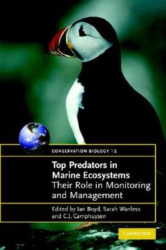 portada top predators in marine ecosystems: their role in monitoring and management (en Inglés)