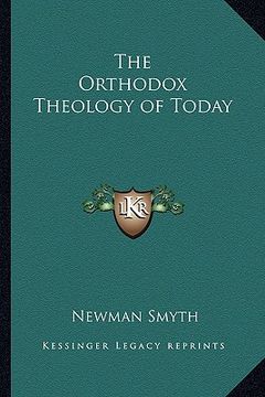 portada the orthodox theology of today (en Inglés)
