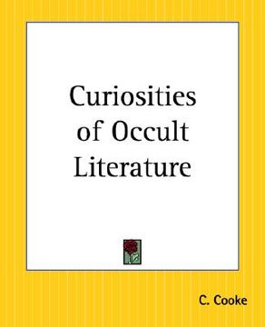 portada curiosities of occult literature (en Inglés)