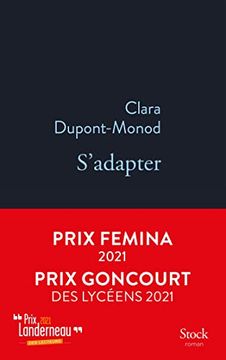 portada S'Adapter: Prix Femina 2021, Prix Goncourt des Lycéens 2021, Prix Landerneau 2021 (la Bleue) (en Francés)