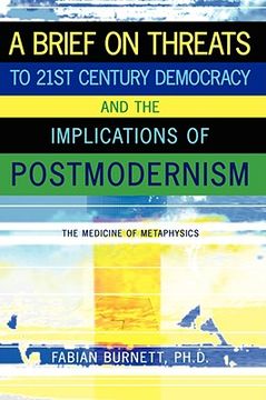 portada a brief on threats to 21st century democracy and the implications of postmodernism: the medicine of metaphysics (in English)