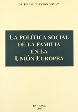 portada Politica social de la familia en la union europea