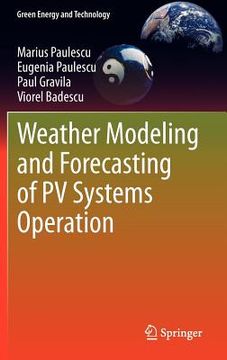 portada weather modeling and forecasting of pv systems operation (en Inglés)