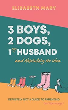 portada 3 Boys, 2 Dogs, 1 (Ex) Husband and Absolutely no Idea (en Inglés)