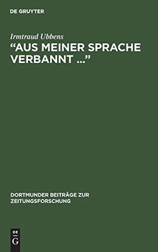 portada "Aus Meiner Sprache Verbannt. "A (en Alemán)