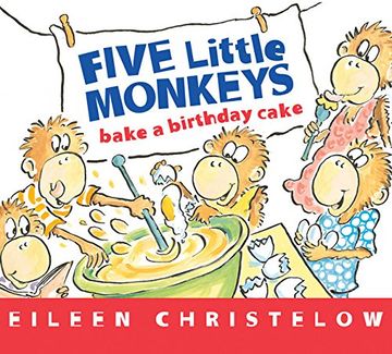 portada Five Little Monkeys Bake a Birthday Cake (A Five Little Monkeys Story)
