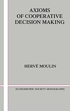 portada Axioms of Cooperative Decision Making (Econometric Society Monographs) 