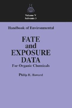 portada handbook of environmental fate and exposure data for organic chemicals, volume v (in English)