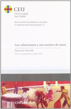 portada Los Valencianos y sus Escritos de Toros