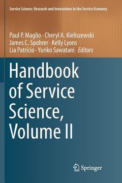 portada Handbook of Service Science, Volume II (en Inglés)
