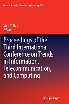 portada Proceedings of the Third International Conference on Trends in Information, Telecommunication and Computing