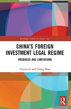 portada China’S Foreign Investment Legal Regime (Routledge Studies in Asian Law) (en Inglés)