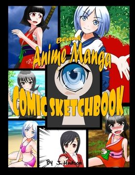 portada Blank Anime Manga Comic Sketchbook (en Inglés)