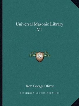 portada universal masonic library v1 (en Inglés)