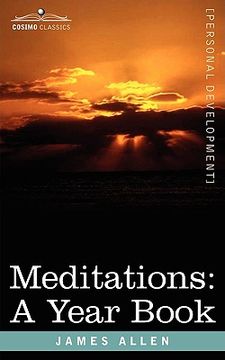 portada meditations: a year book (en Inglés)