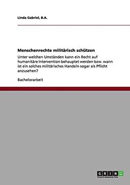 portada Menschenrechte militärisch schützen (German Edition)