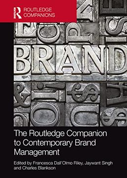 portada The Routledge Companion to Contemporary Brand Management (Routledge Companions in Marketing, Advertising and Communication) 